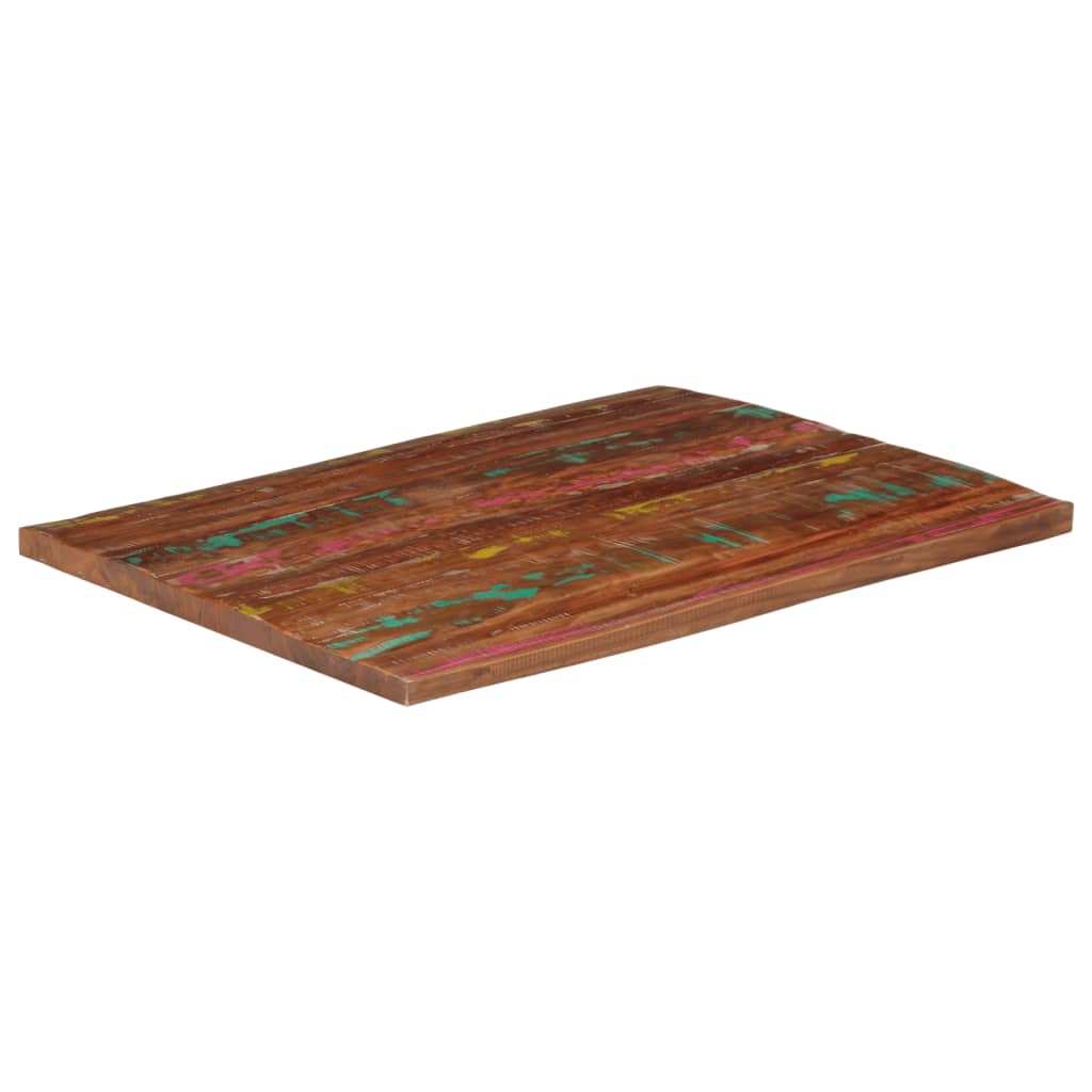 vidaXL Tafelblad rechthoekig 90x80x3,8 cm massief gerecycled hout afbeelding