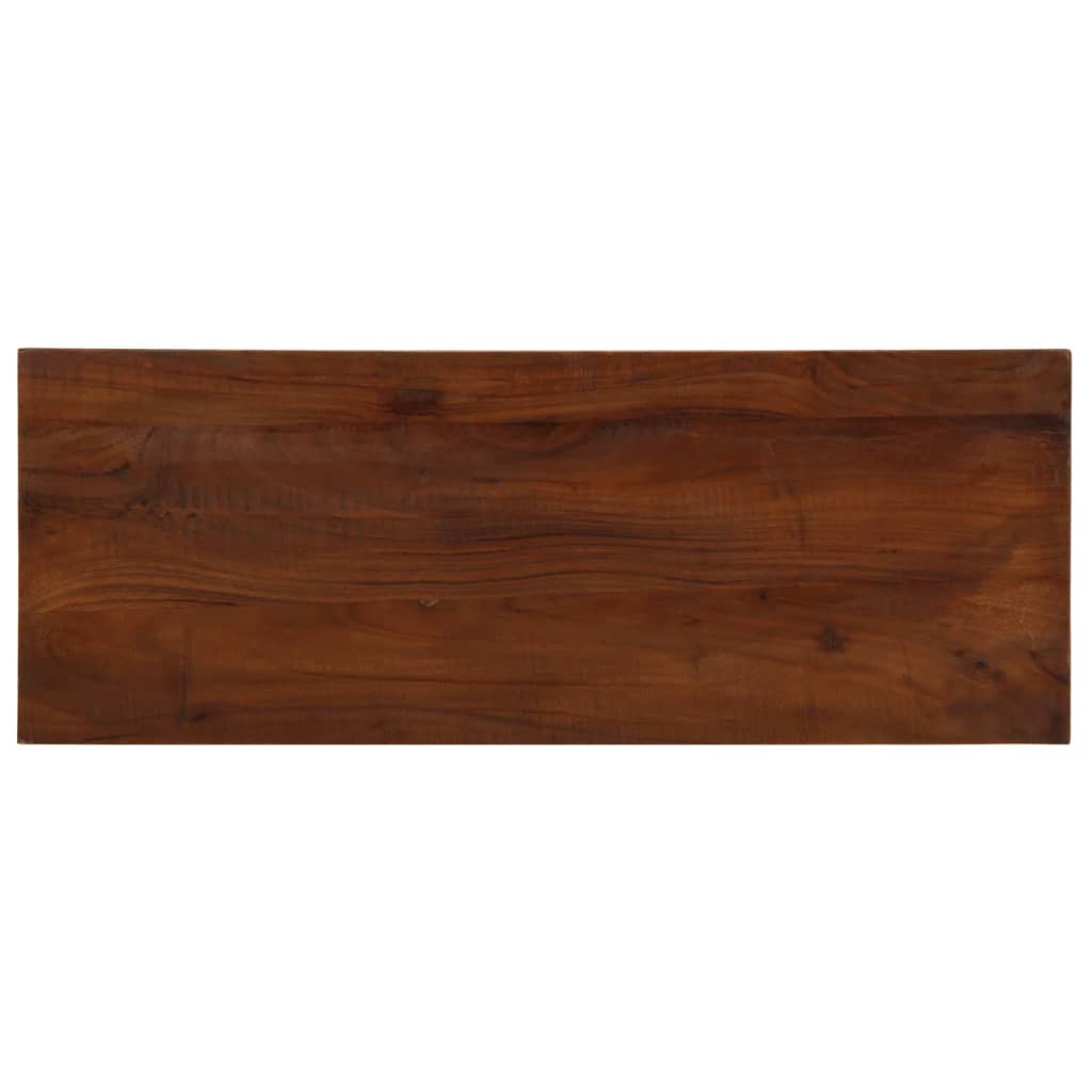 vidaXL Blat de masă, 80x20x2,5 cm, dreptunghiular, lemn masiv reciclat