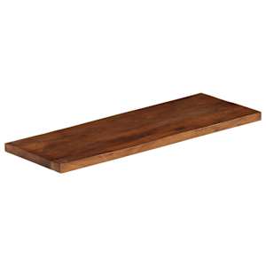 Stolní deska 90x40x2,5 cm obdélníková masivní recyklované dřevo - obrázek 2