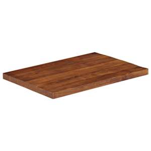 Stolní deska 80x50x2,5 cm obdélníková masivní recyklované dřevo - obrázek 2