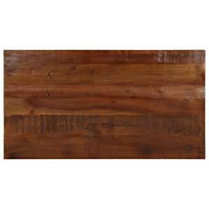 Stolní deska 100x60x2,5cm obdélníková masivní recyklované dřevo - obrázek 4