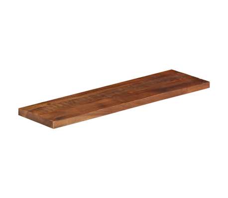 vidaXL P&ouml;yt&auml;levy 100x40x3,8 cm suorakaide kierr&auml;tetty t&auml;yspuu