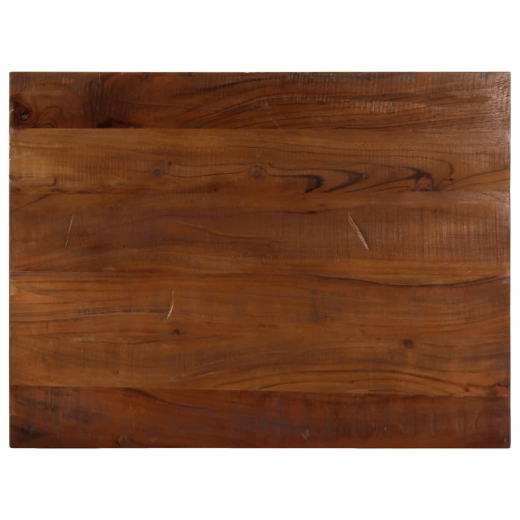 vidaXL Tischplatte 70x50x3,8 cm Rechteckig Altholz Massiv