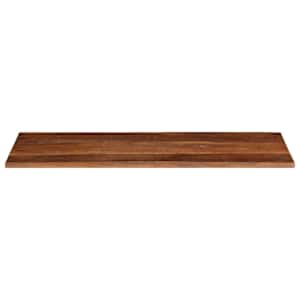 Stolní deska 140x50x3,8cm obdélníková masivní recyklované dřevo - obrázek 3