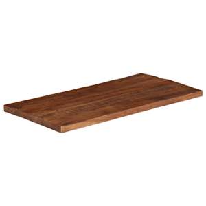 Stolní deska 120x60x3,8cm obdélníková masivní recyklované dřevo - obrázek 2
