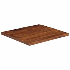 Stolní deska 90x90x3,8 cm čtvercová masivní recyklované dřevo - obrázek 2