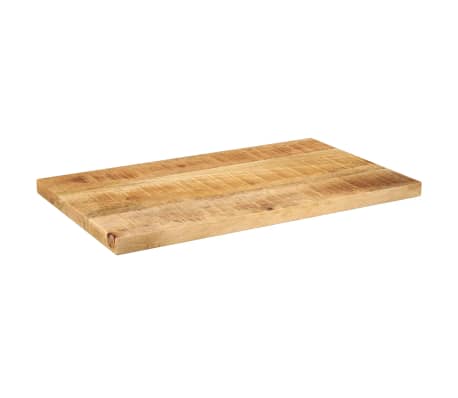vidaXL Tischplatte 50x40x2,5 cm Rechteckig Raues Massivholz Mango