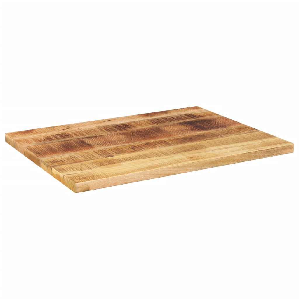 vidaXL Tafelblad rechthoekig 70x60x1,5 cm massief ruw mangohout afbeelding