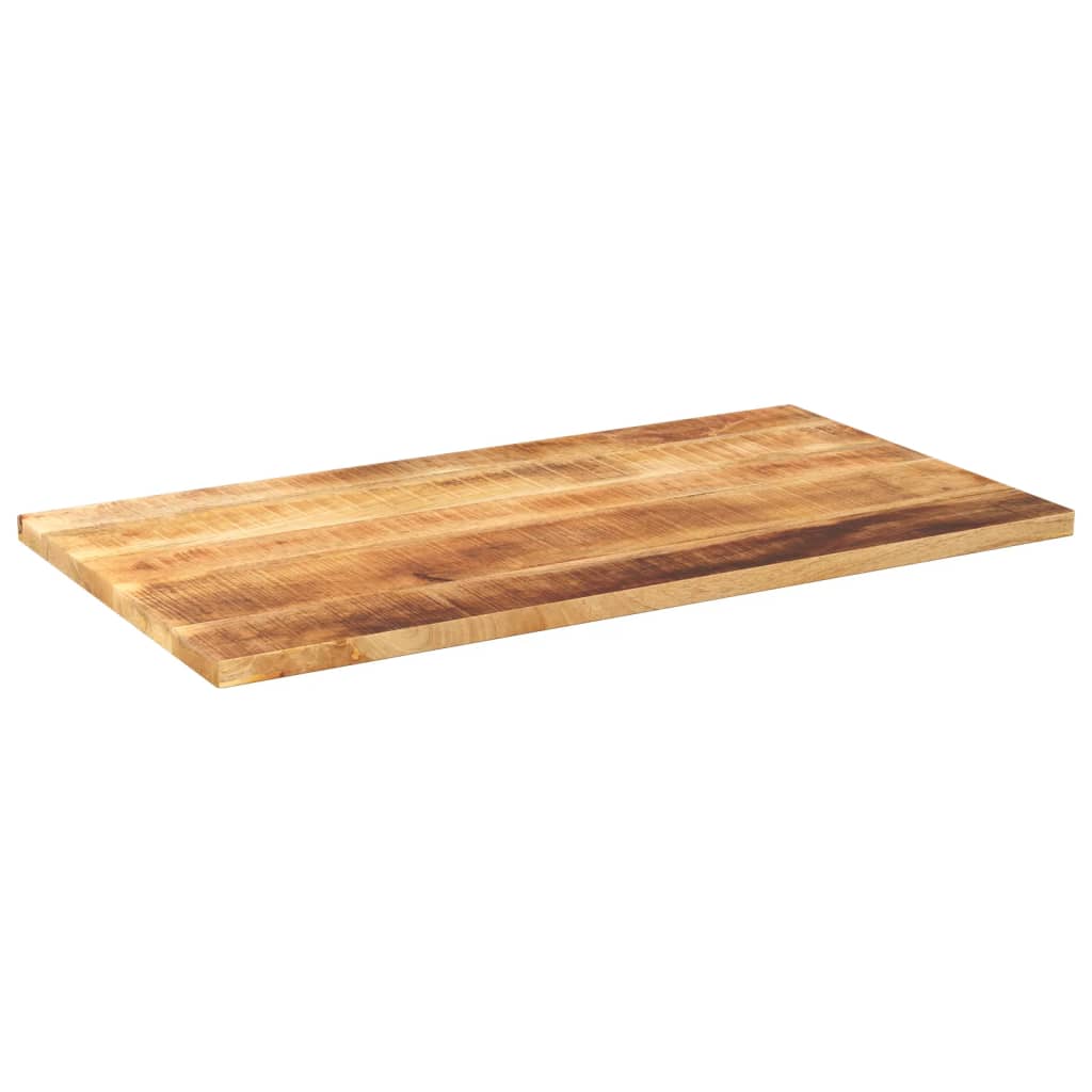 vidaXL Tafelblad rechthoekig 110x60x2,5 cm massief ruw mangohout afbeelding