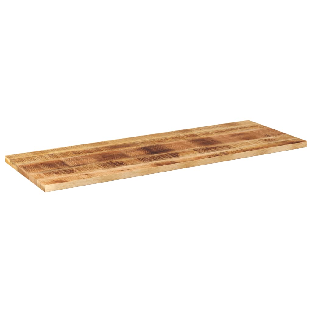 vidaXL Table Top 140x60x1.5 cm Rectangular Solid Wood Rough Mango