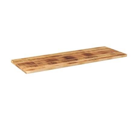 vidaXL Table Top 140x60x1.5 cm Rectangular Solid Wood Rough Mango