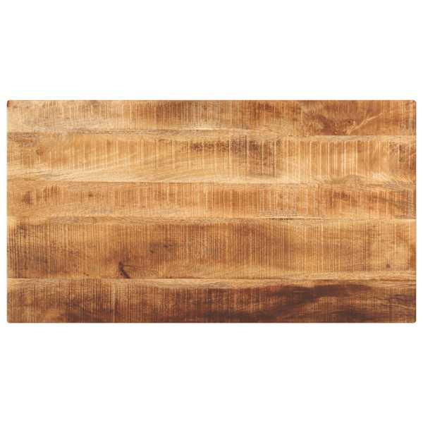vidaXL lauaplaat, 100x70x2,5 cm, ristk&uuml;lik, t&ouml;&ouml;tlemata mangopuit