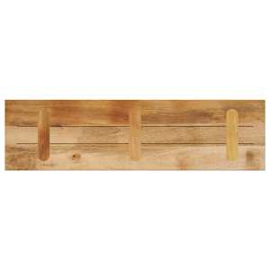 Stolní deska 100x20x3,8 cm obdélníková hrubé mangovníkové dřevo - obrázek 5