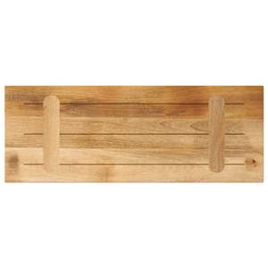 Stolní deska 90x30x3,8 cm obdélníková hrubé mangovníkové dřevo - obrázek 5