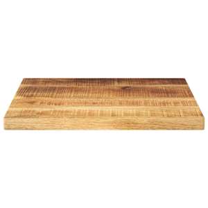 Stolní deska 60x60x3,8 cm čtvercová hrubé mangovníkové dřevo - obrázek 3