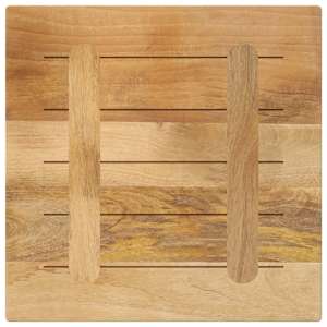Stolní deska 60x60x3,8 cm čtvercová hrubé mangovníkové dřevo - obrázek 5