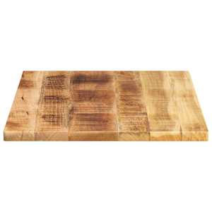 Stolní deska 70x60x3,8 cm obdélníková hrubé mangovníkové dřevo - obrázek 4