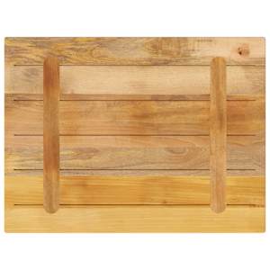 Stolní deska 70x60x3,8 cm obdélníková hrubé mangovníkové dřevo - obrázek 5
