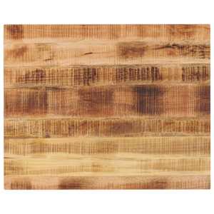 Mizna plošča 90x80x3,8 cm pravokotna grob trden mangov les