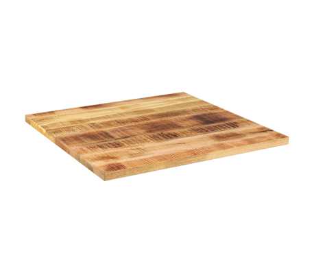 vidaXL Dessus de table 90x90x3,8 cm carr&eacute; bois massif de manguier brut
