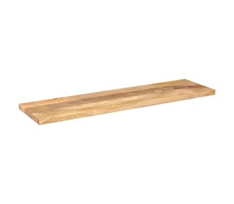 vidaXL Table Top Natural Solid Mango Wood 43.3 x 7.9 x 1.0 in Durable
