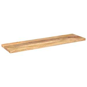 vidaXL Table Top Natural Solid Mango Wood 43.3 x 7.9 x 1.0 in Durable