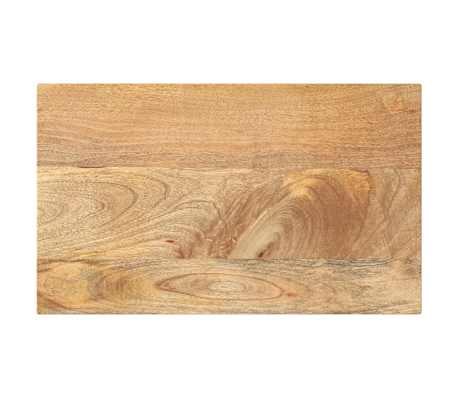 vidaXL Dessus de table 40x30x2,5 cm rectangulaire bois massif manguier