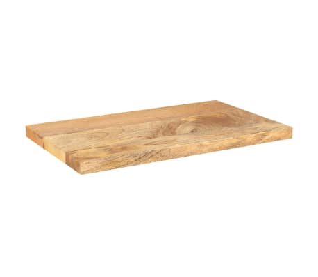 vidaXL Piano per Tavolo 50x30x2,5 cm Rettangolare Legno Massello Mango