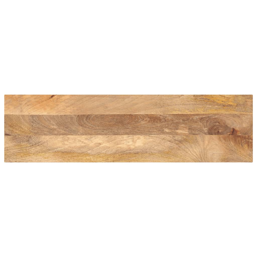 Tischplatte 110x40x2,5 cm Rechteckig Massivholz Mango