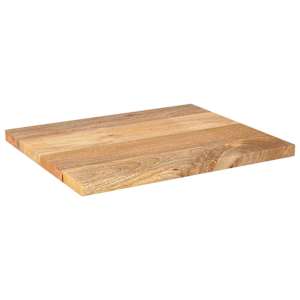 Stolní deska 60 x 50 x 2,5 cm obdélníková mangovníkové dřevo - obrázek 2