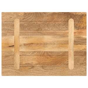 Stolní deska 90 x 50 x 2,5 cm obdélníková mangovníkové dřevo - obrázek 5
