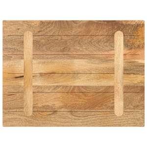 Stolní deska 70 x 60 x 2,5 cm obdélníková mangovníkové dřevo - obrázek 5