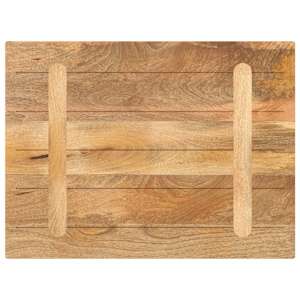 Stolní deska 90 x 60 x 2,5 cm obdélníková mangovníkové dřevo - obrázek 5
