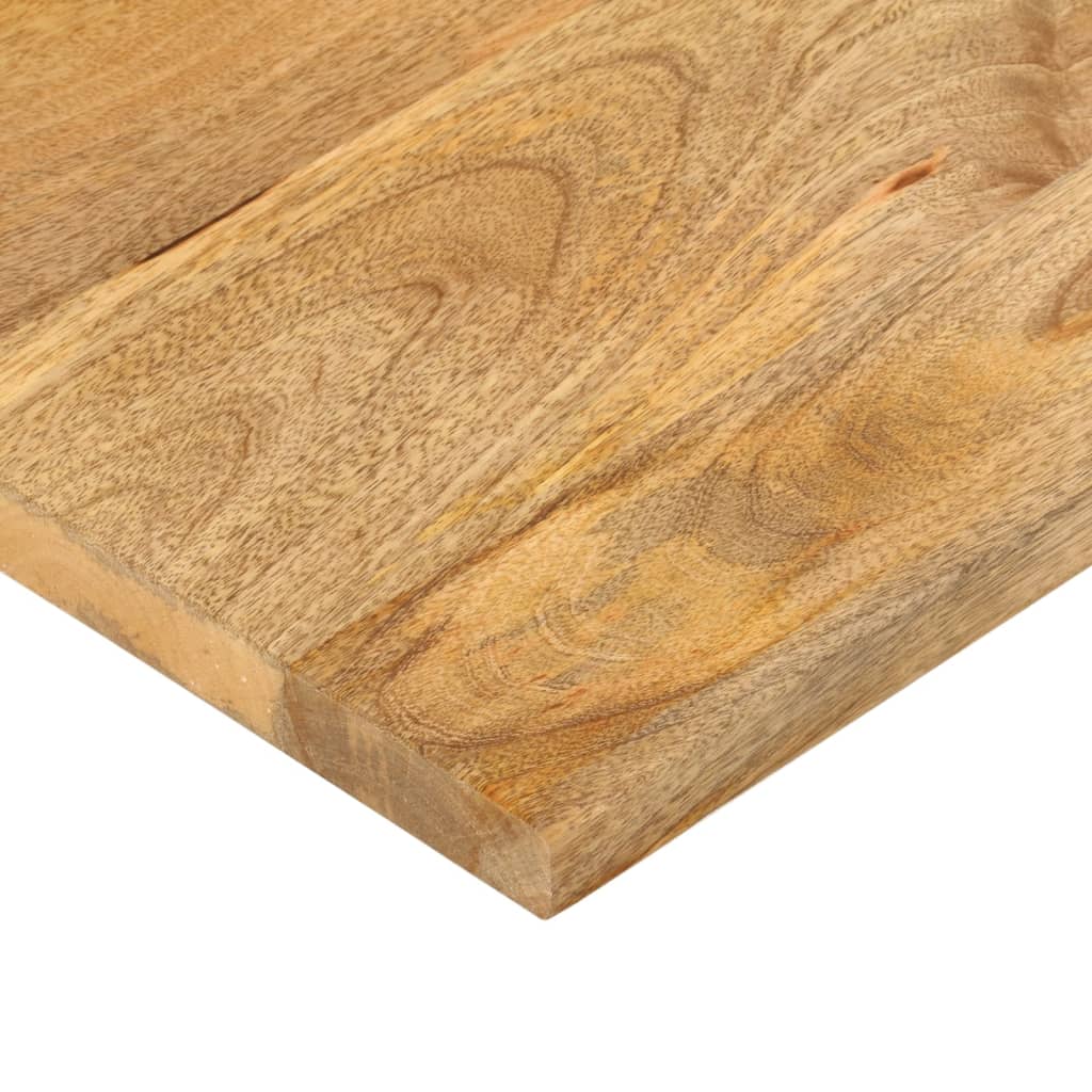 Tafelblad rechthoekig 100x80x2,5 cm massief mangohout image 6