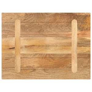 Stolní deska 90 x 50 x 3,8 cm obdélníková mangovníkové dřevo - obrázek 5