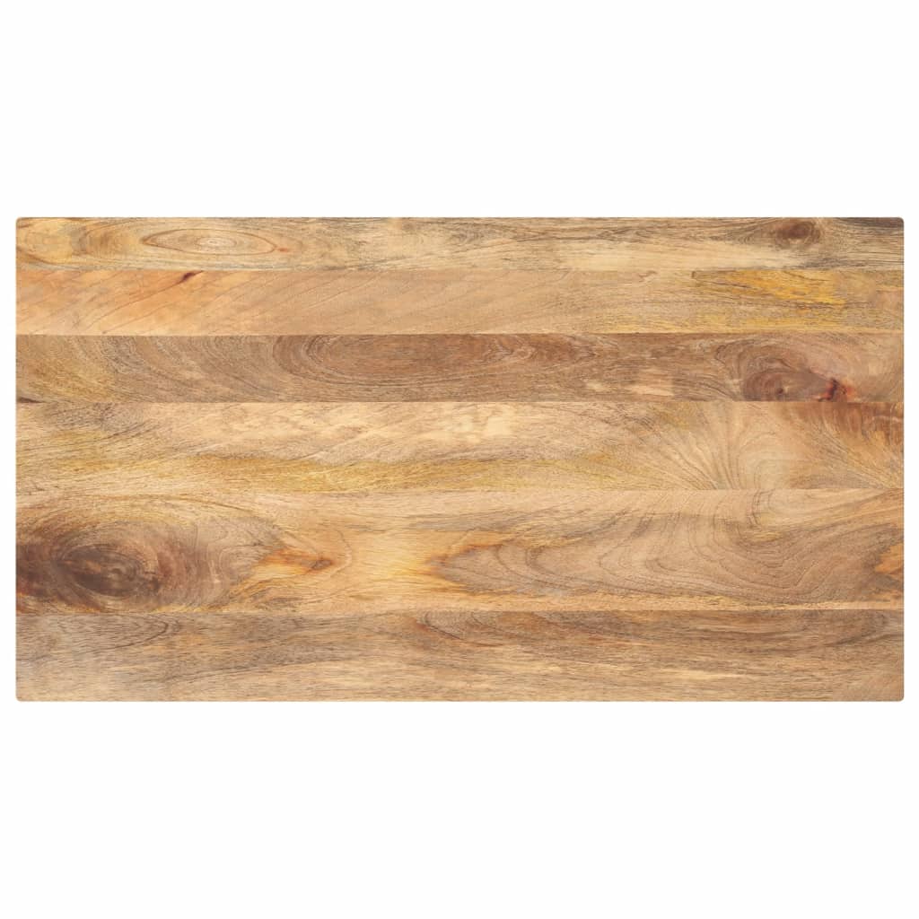 Tischplatte 110x50x3,8 cm Rechteckig Massivholz Mango