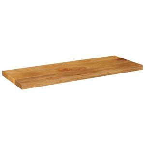 Stolní deska 80 x 30 x 2,5 cm obdélníková mangovníkové dřevo - obrázek 2