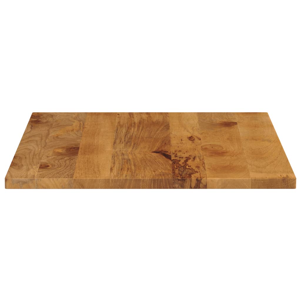 Tafelblad rechthoekig 90x80x2,5 cm massief mangohout image 4