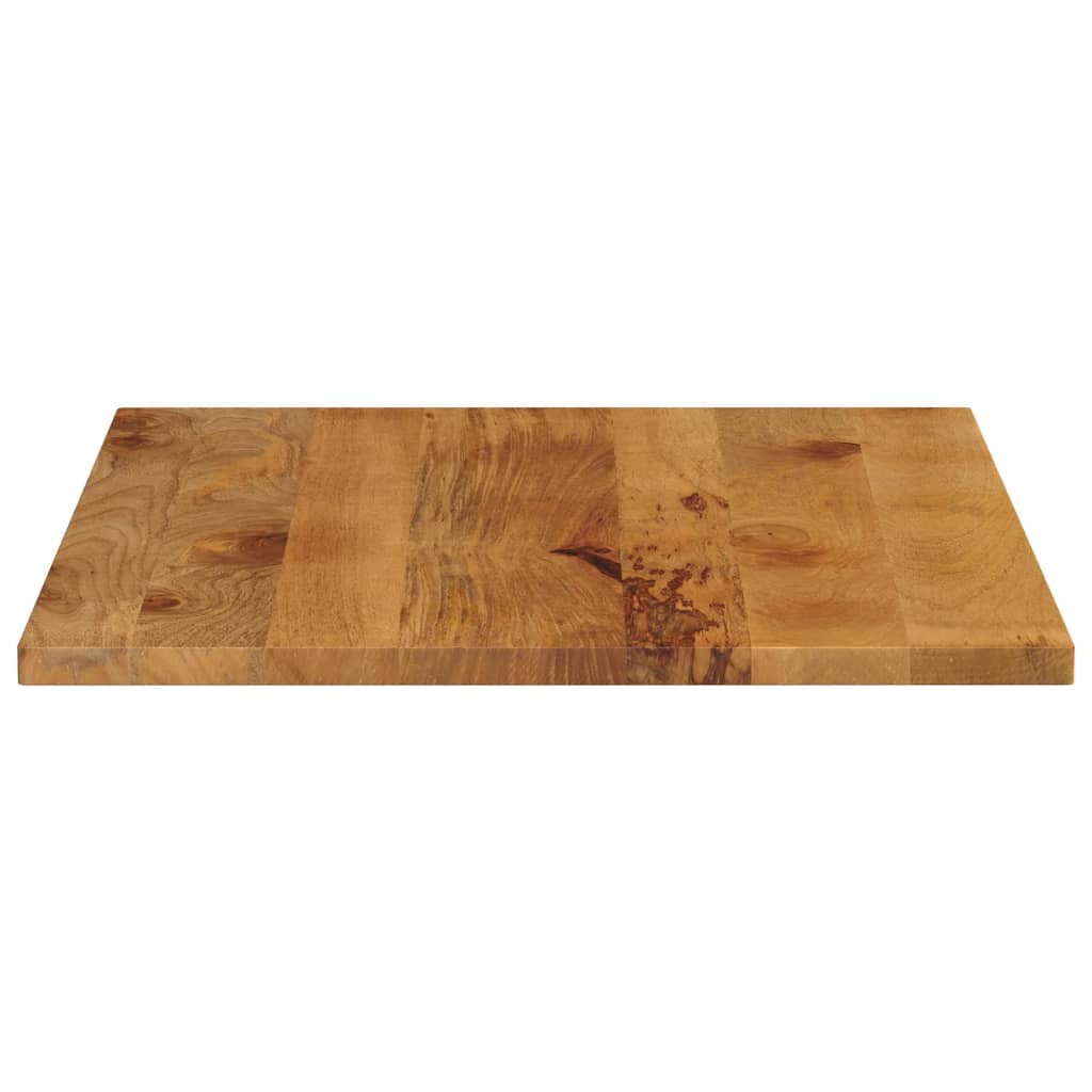 Tafelblad rechthoekig 100x80x2,5 cm massief mangohout image 4