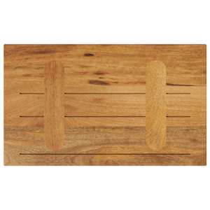 Stolní deska 60 x 20 x 3,8 cm obdélníková mangovníkové dřevo - obrázek 5