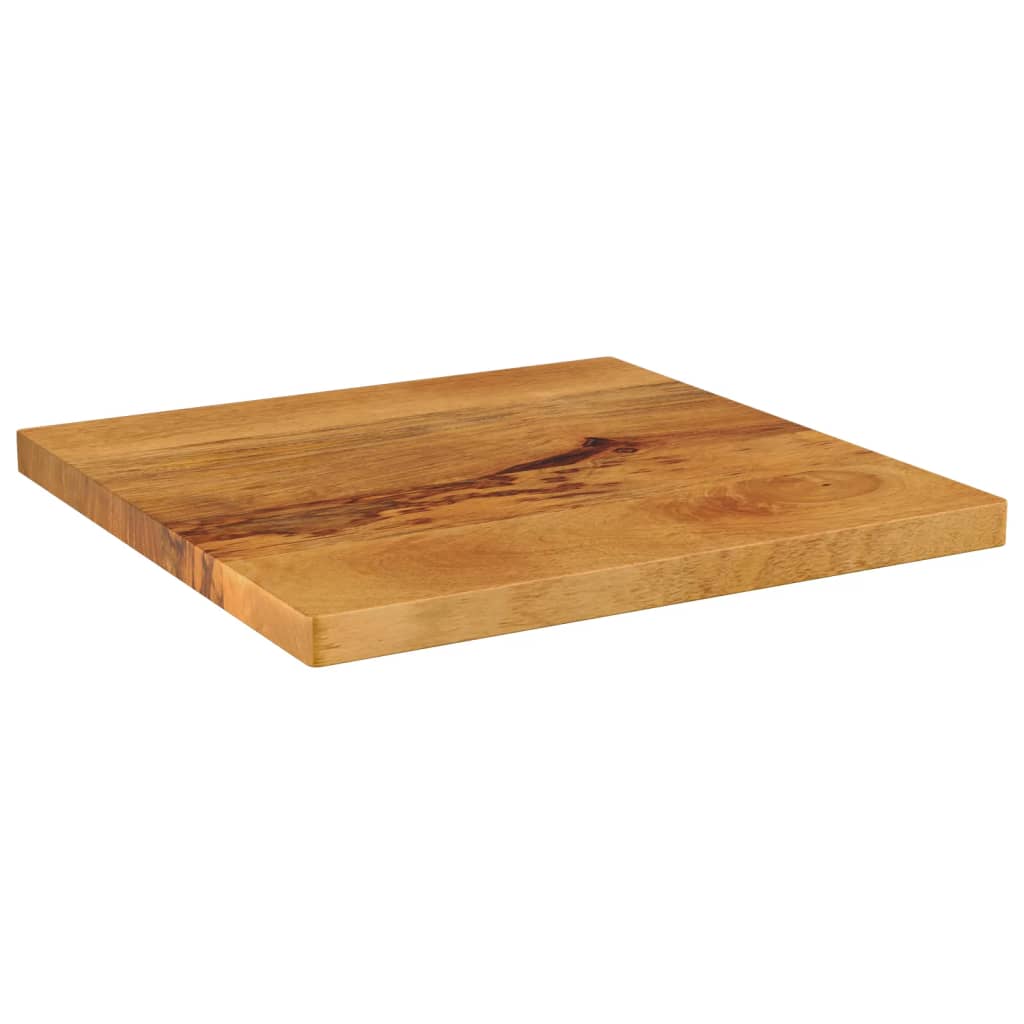 vidaXL Piano per Tavolo 60x60x3,8 cm Quadrato Legno Massello di Mango