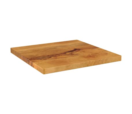 vidaXL Piano per Tavolo 60x60x3,8 cm Quadrato Legno Massello di Mango