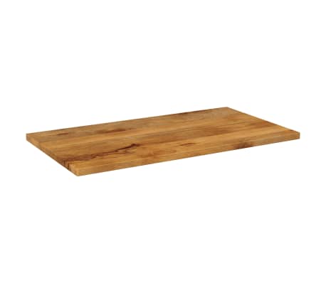 vidaXL Table Top 43.3"x23.6"x1.5" Rectangular Solid Wood Mango