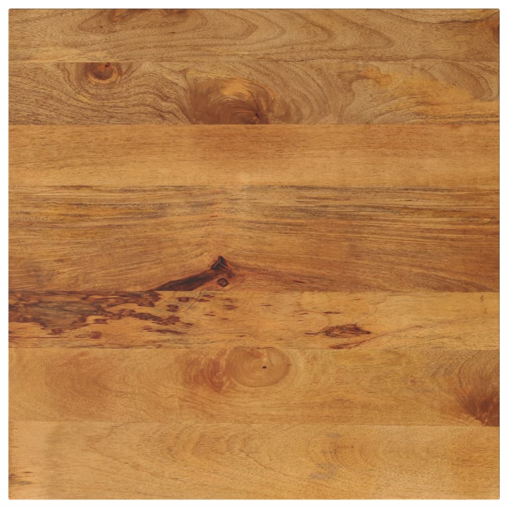 Tischplatte 80x80x3,8 cm Quadratisch Massivholz Mango