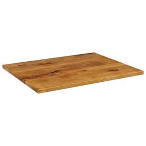 vidaXL Tischplatte 90x80x3,8 cm Rechteckig Massivholz Mango