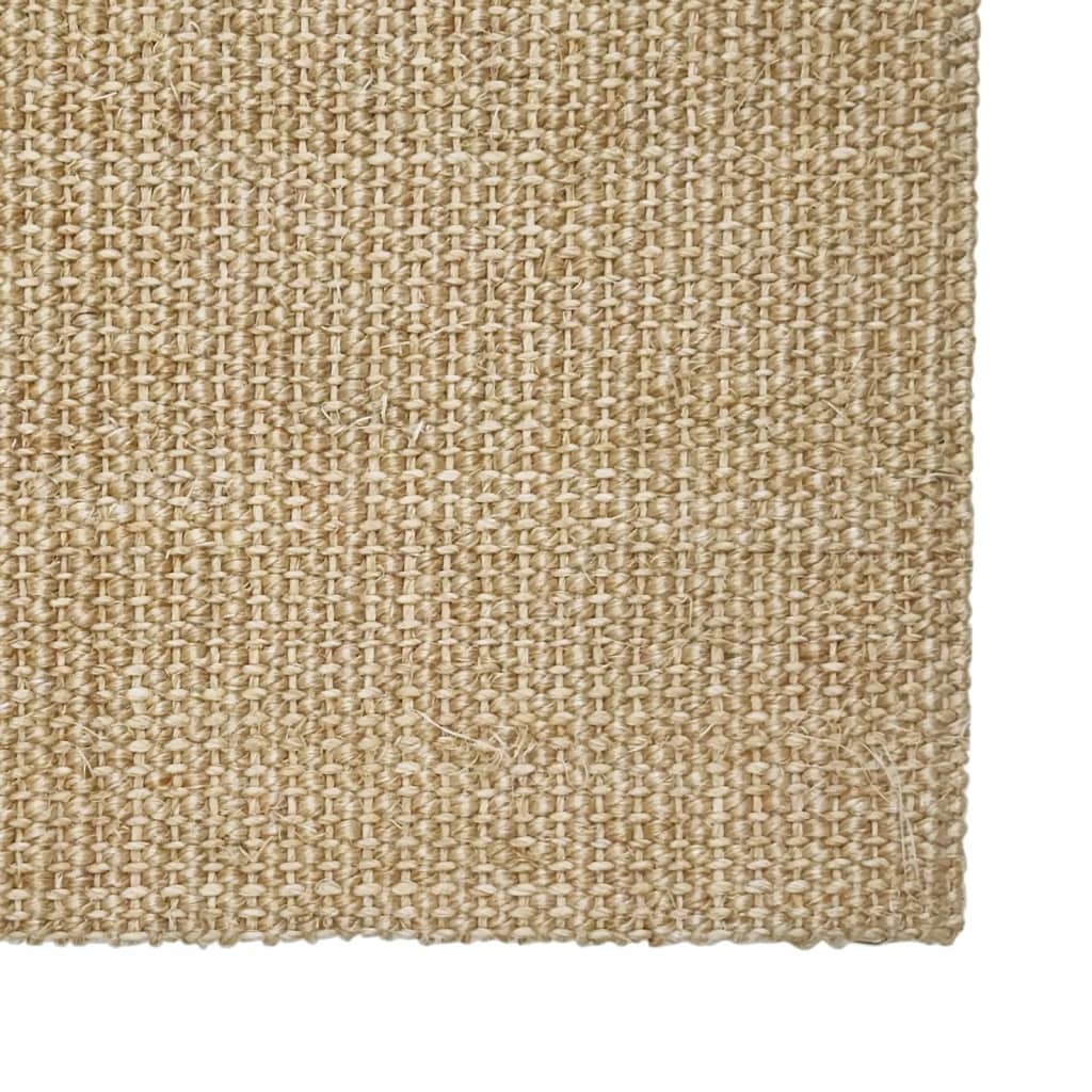 vidaXL Sisalmat voor krabpaal 100x100 cm afbeelding