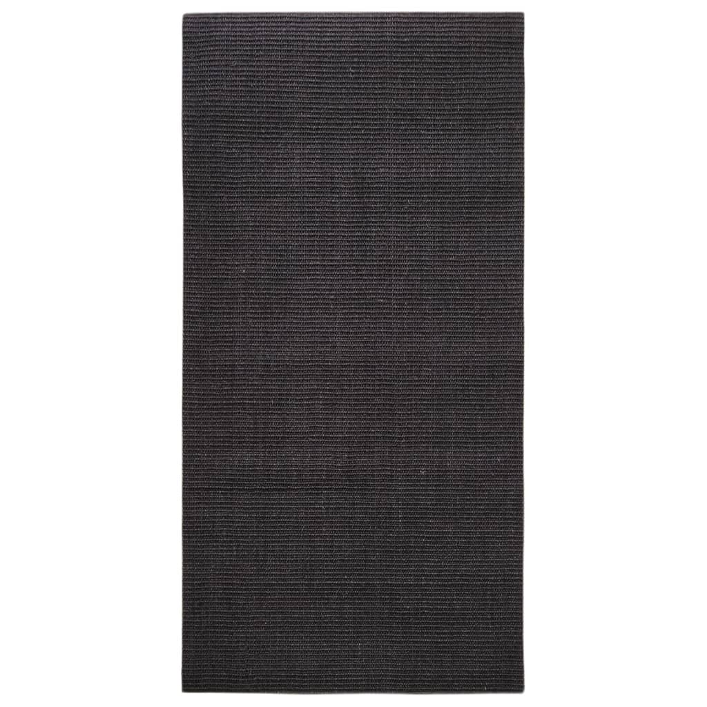 fekete szizálszőnyeg kaparófához 100 x 200 cm