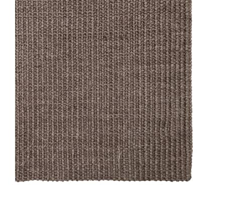 vidaXL Sisal Rug for Scratching Post Brown 66x100 cm