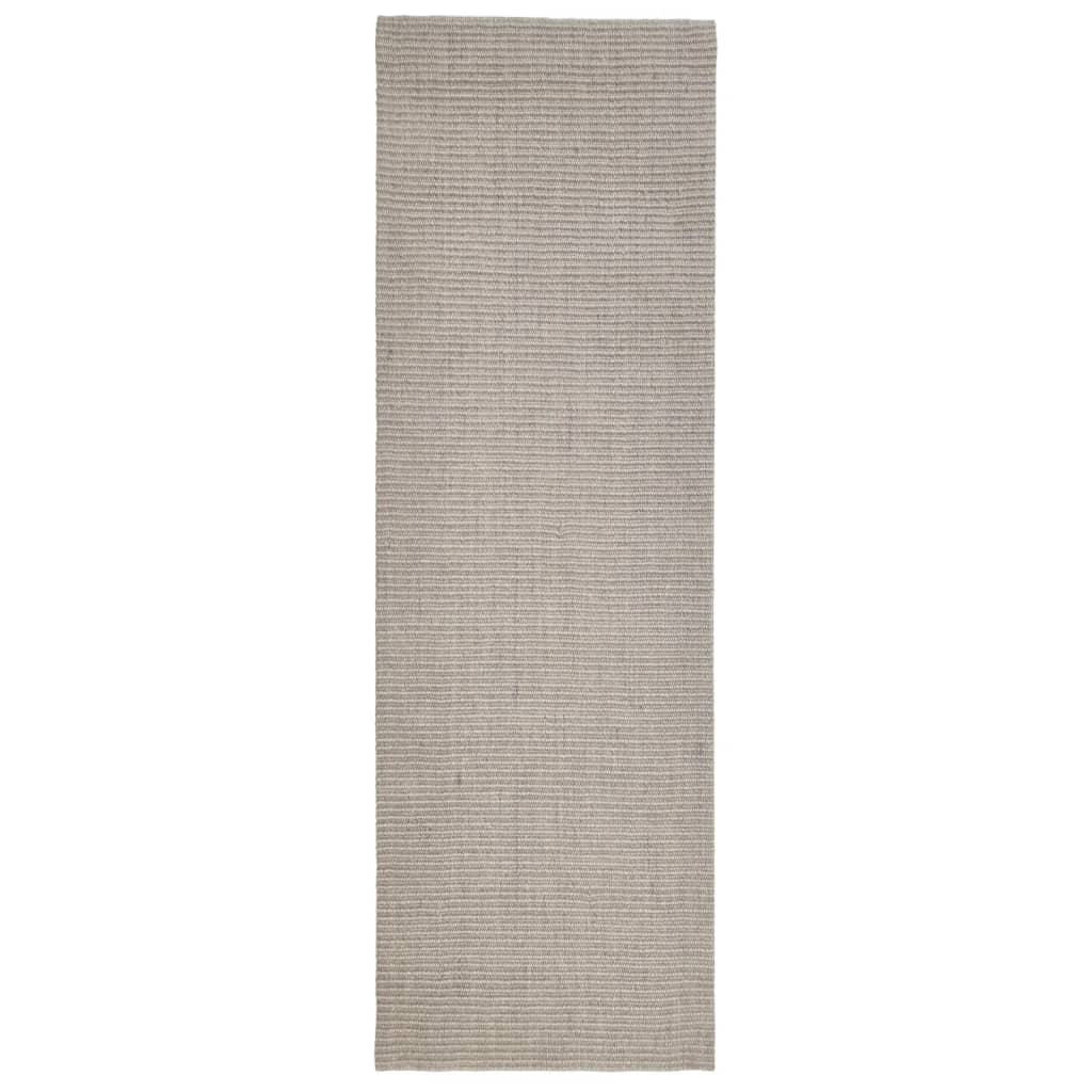 vidaXL Sisalmat voor krabpaal 80x250 cm zandkleurig