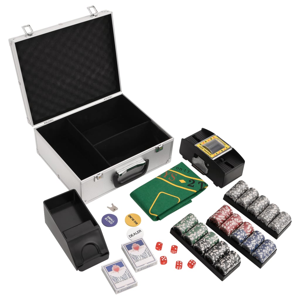 vidaXL Set de jetoane de poker 300 buc. 11,5 g